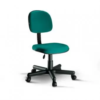 Cadeira secretária giratória preta - Código 1