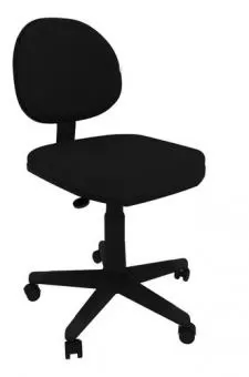 Cadeira   Executiva Giratória Com Lamina Sem Braço - Código 6